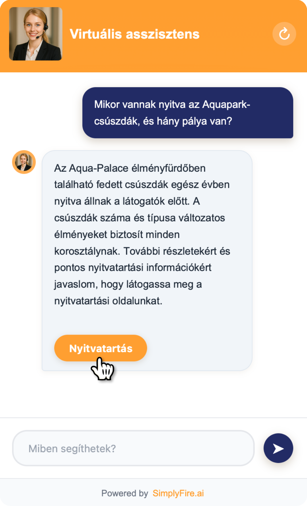 SimplyFire-Chat-Assistant-Chatbot-QA-Custom